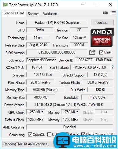 蓝宝石460,超白金,1024SP,超频,蓝宝石460超白金1024SP开核