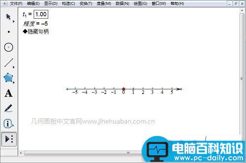 几何画板,数轴