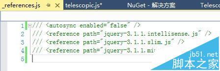 VS2015,JQuery