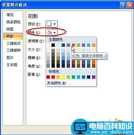 在PowerPoint 2007中变换复杂公式的颜色