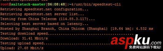 Linux,Speedtest,测试网速