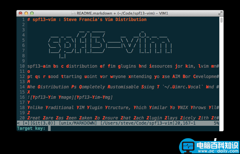 vim编辑器,spf13-vim