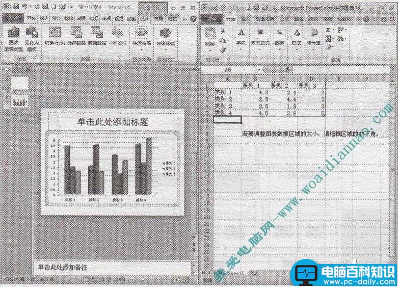 PowerPoint如何在占位符中插入图表