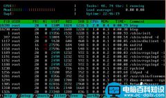 Linux中进程管理工具htop的安装与其命令使用教程