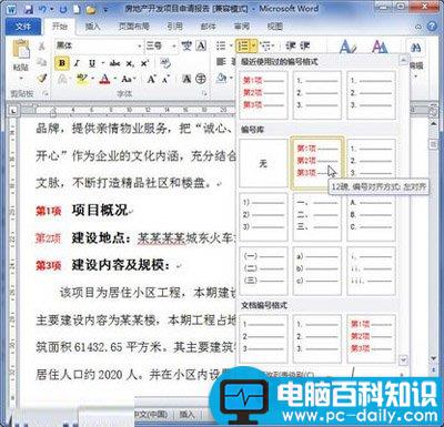 Word2010：定义编号格式的秘技