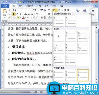 Word2010：定义编号格式的秘技