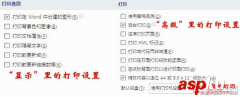 在Word2007中如何设置打印选项