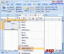 给Excel2007工作表格设置背景