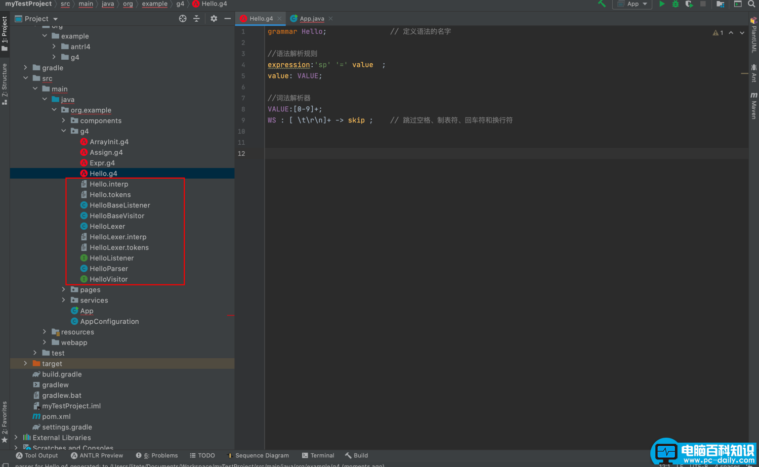 ANTLR4实战入门