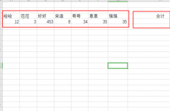 表格横向求和公式（Excel如何横向求和教程）