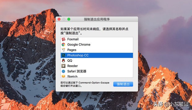 mac如何强制退出程序（mac如何一键退出所有程序）(2)