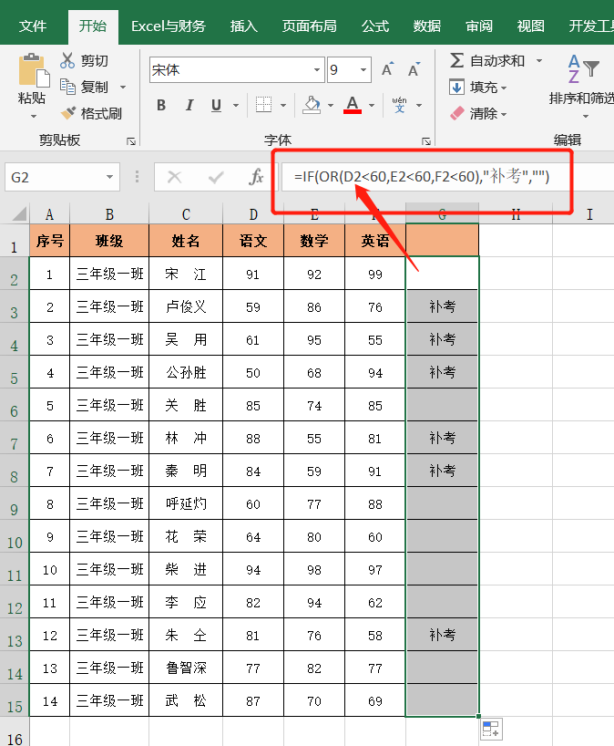 if函数多个条件并列（如何使用IF函数碰到多个条件）(6)