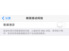 数据漫游是什么（iPhone蜂窝网络下的“数据漫游”是几个意思）