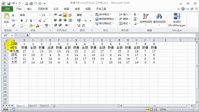 excel表格如何隐藏列（Excel中隔行或列隐藏的两个方）(2)