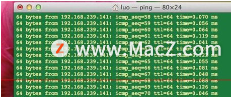 ping端口号是多少（Mac系统用命令打开ping端口的详细步骤）(8)