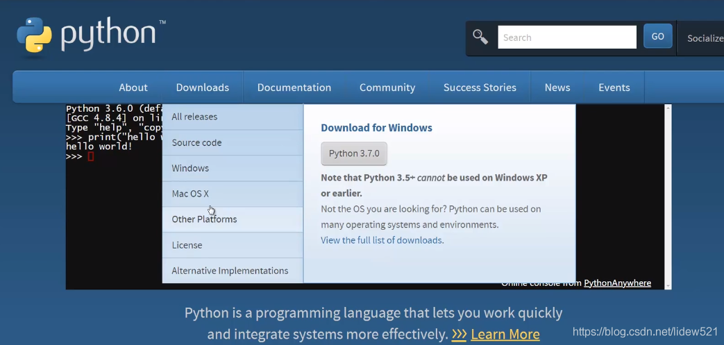 python安装包下载（python的下载安装详细步骤）(3)
