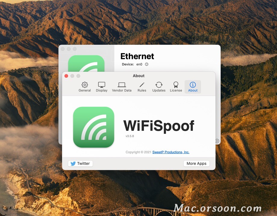 mac daddy x or wifispoof