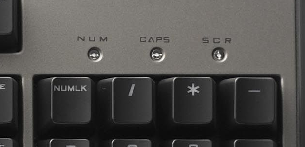 键盘第三个灯怎么关（电脑键盘上这三个灯的用途）(2)