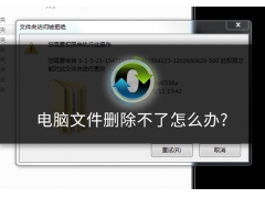无法删除文件夹（电脑文件删除不了怎么办）