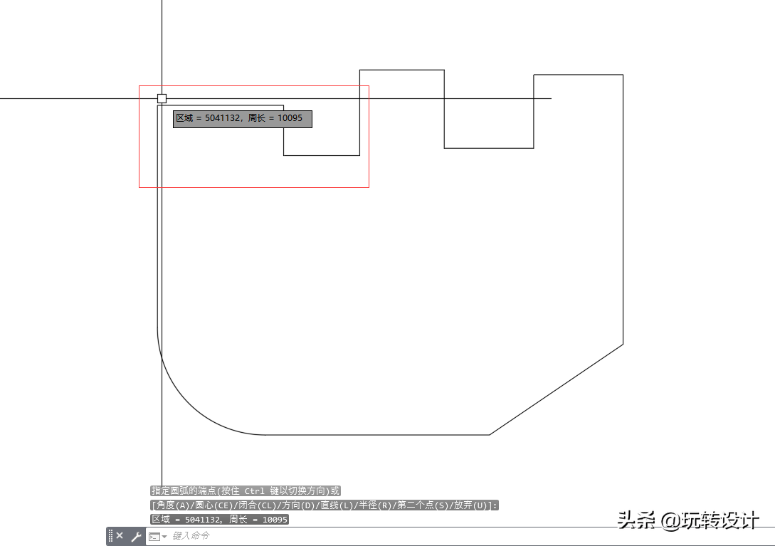 cad查面积的快捷键（CAD测量面积的三种方法）(3)