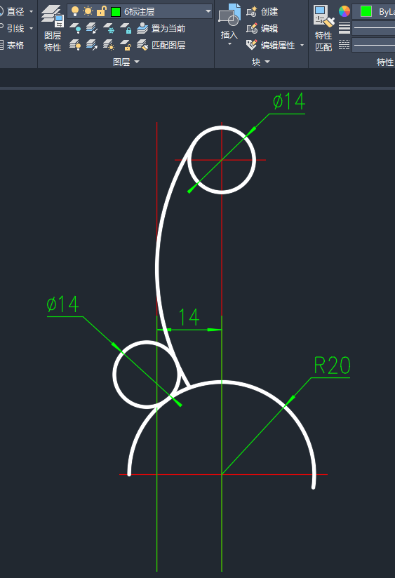 cad怎么画门的半弧命令（在cad中绘制圆弧的三种方法）(8)