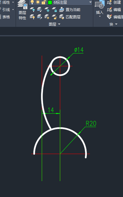 cad怎么画门的半弧命令（在cad中绘制圆弧的三种方法）(7)