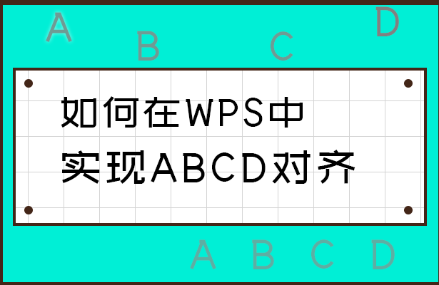 wps如何居中对齐（如何在WPS中实现ABCD对齐）(1)