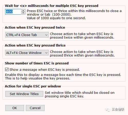 关网页快捷键电脑（使用ESC键关闭窗口以及标签页ESC Close）(1)