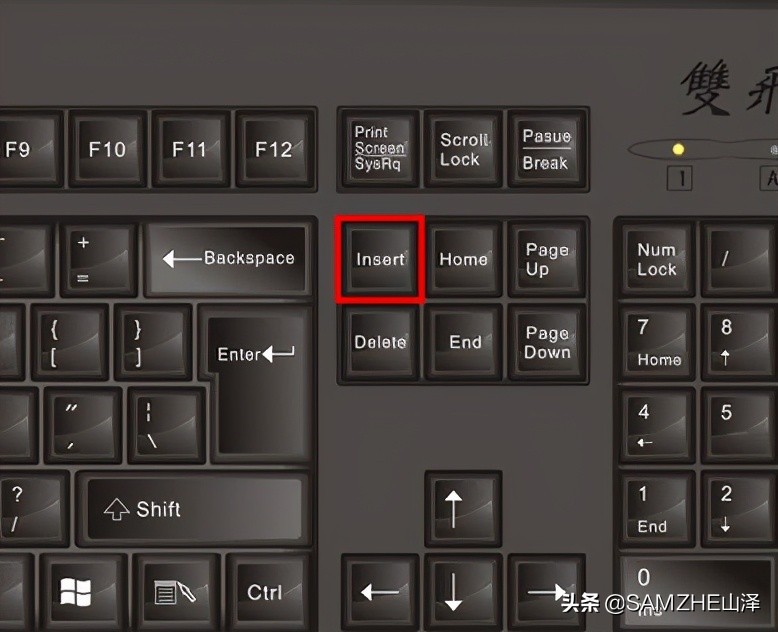锁定键盘的快捷键是哪个（键盘各个键位的功能图解）(4)