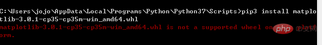matplotlib安装教程（在python3.7下怎么安装matplotlib）(2)