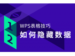 wps表格怎样隐藏单元格（wps表格隐藏有几种方式）