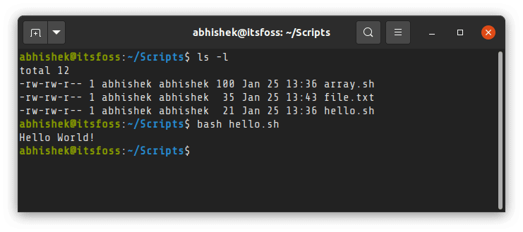 linux执行sh文件命令（如何在 Linux 中运行一个 Shell 脚本）(1)