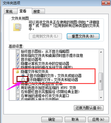 win7怎么看隐藏文件（win7显示隐藏文件设置）(4)