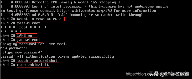 linux修改root密码（centos7.3忘记root密码的解决办法）(5)