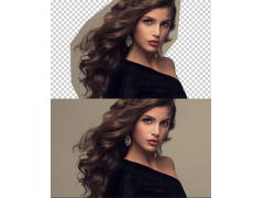 ps头发边缘处理与背景融合（ps抠图怎么精准到头发丝）