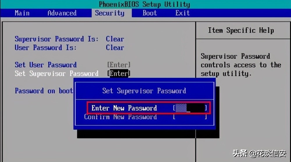 台式电脑怎么设置密码开机密码（电脑第一层bios密码设置教程）(4)