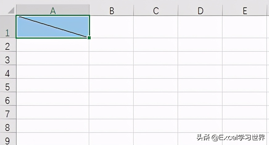 一个单元格怎么加斜线（三种方法绘制 Excel 斜线表头）(5)