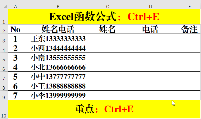 表格快捷键常用表（excel函数必学必会基础公式）(6)
