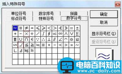 在word中插入对号、叉号等特殊符号的方法汇总