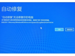 自动修复无法修复你的电脑win10（win10自动修复失败解决方法）