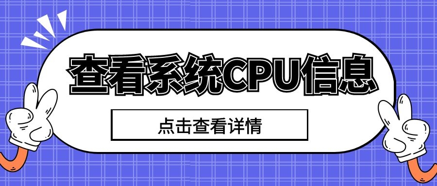 linux查看cpu型号命令（linux 查看cpu完整信息）(1)