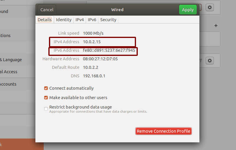 ubuntu查看ip地址命令（如何在 Ubuntu 中检查你的 IP 地址）(4)