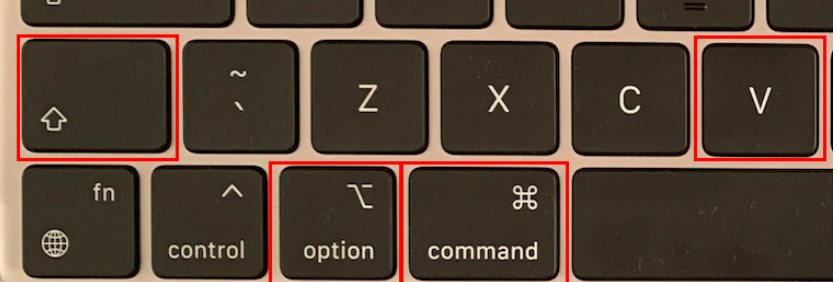 无格式文本粘贴快捷键（苹果电脑下如何不带格式的复制粘贴文字）(1)