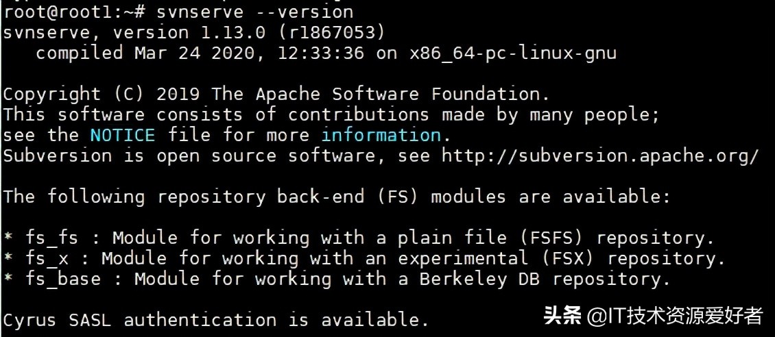 svn服务器搭建和使用（Linux搭建SVN服务器详细教程）(1)