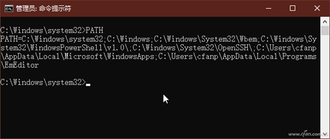 windows环境变量生效命令（windows 10 环境变量设置）(5)