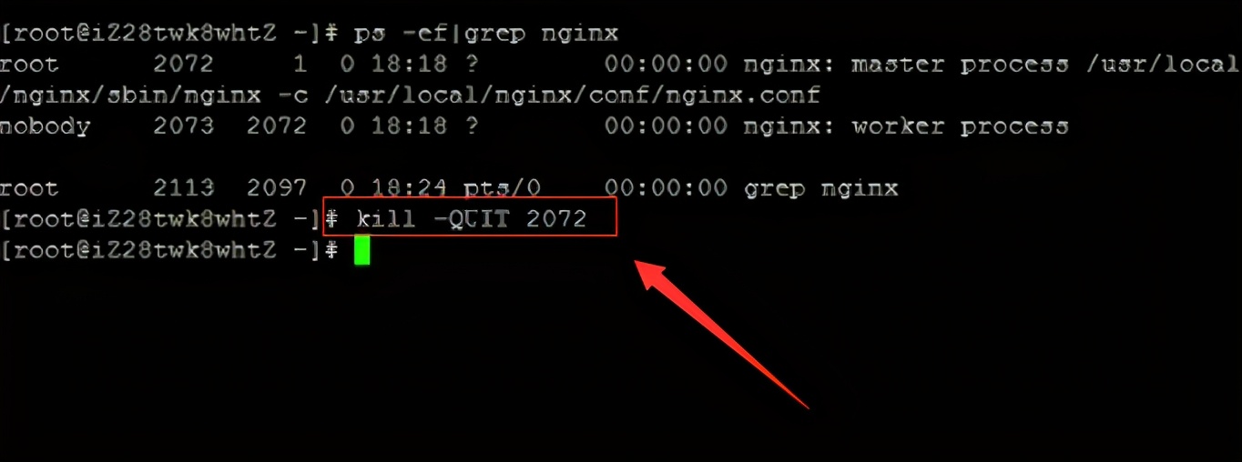 关闭nginx命令（nginx启动 重启 关闭命令）(2)