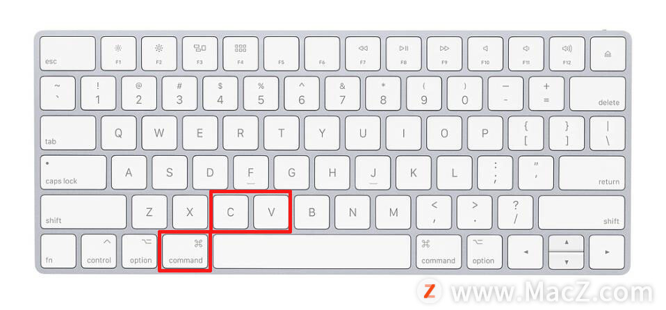 mac复制粘贴的快捷键（mac无鼠标下怎么复制粘贴）(1)