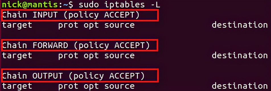 iptables命令参数详解（linux安装iptables命令）(1)