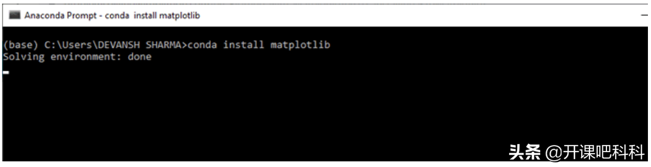 python安装matplotlib（matplotlib 安装教程）(1)