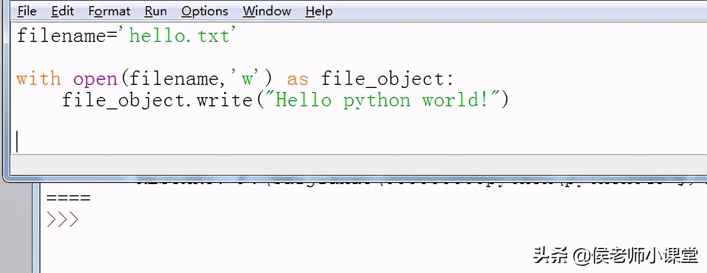 python写入文件代码（python入门049写入文件）(1)